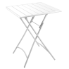 Set Tavolo metallo + 4 Sedie metallo rovigo pieghevole bianco cm 44x53h45/86