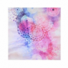 Quadro stampa bluetooth blu fucsia cm60x60x4