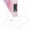 Quadro stampa bluetooth lampadina bianco ghiaccio cm60x60x4