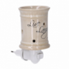 Bruciaessenze plug ceramica cm9,8x7,1h13