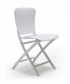 SET 4 SEDIE PIEGHEVOLI ZAC CLASSIC IN POLIPROPILENE BIANCO MADE IN ITALY