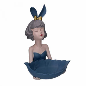 Zoom Donna resina svuotatasche blu cm24x26h32