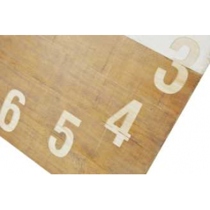 Zoom Orologio quadrato legno ea-6429 cm. 91,5 x 5,5 h 91,5