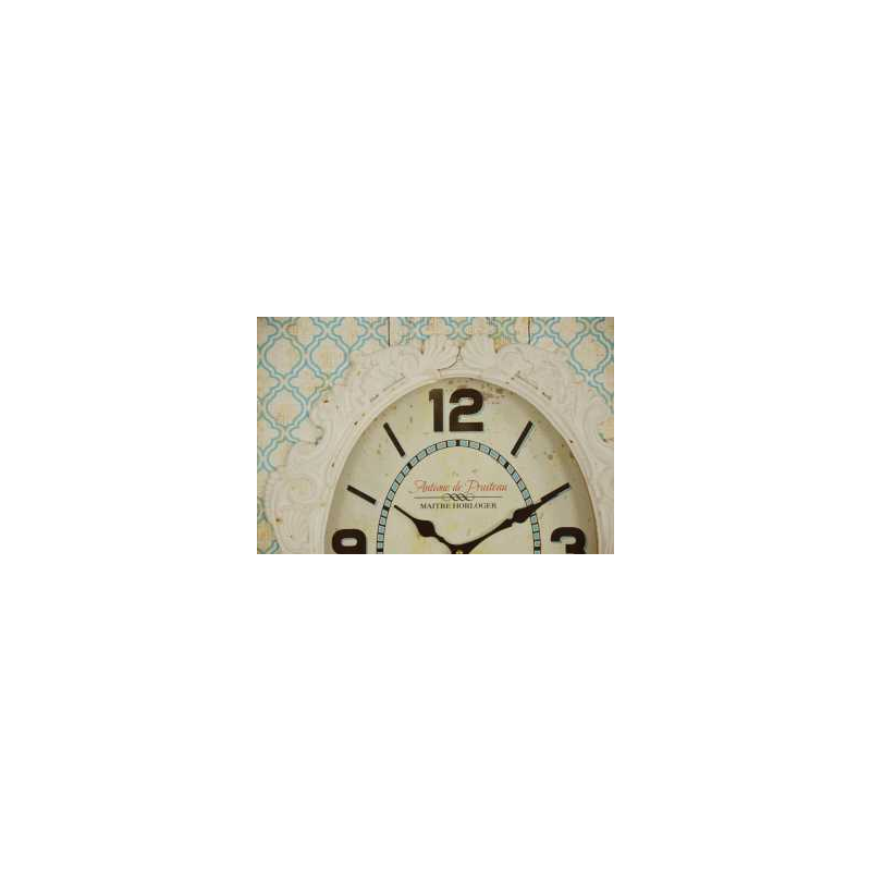 Orologio ovale bordo legno ew-1008 cm. 42 x 4,5 h 58