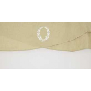 Zoom Tenda bianca con balza beige cu-2092 cm. 140 x 260