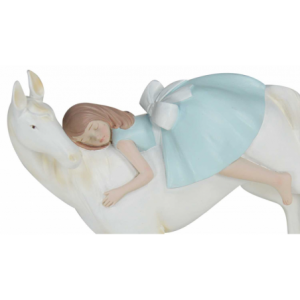 Zoom Bambina su cavallo oc-1704 cm. 20 x 9 h25