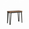 Consolle allungabile 90x40/190 cm Rio Small Premium telaio Antracite