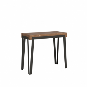 Consolle allungabile 90x40/290 cm Rio Premium telaio Antracite