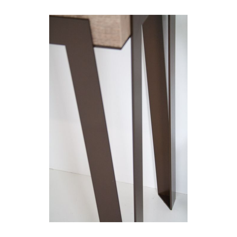 Consolle allungabile 90x40/300 cm Rio Premium telaio Ruggine