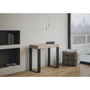 Zoom Consolle allungabile 90x40/300 cm Tecno Premium telaio Antracite