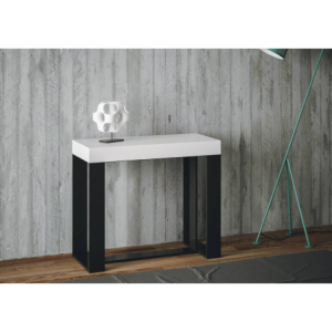 Zoom Consolle allungabile 90x40/196 cm Futura Small telaio Antracite