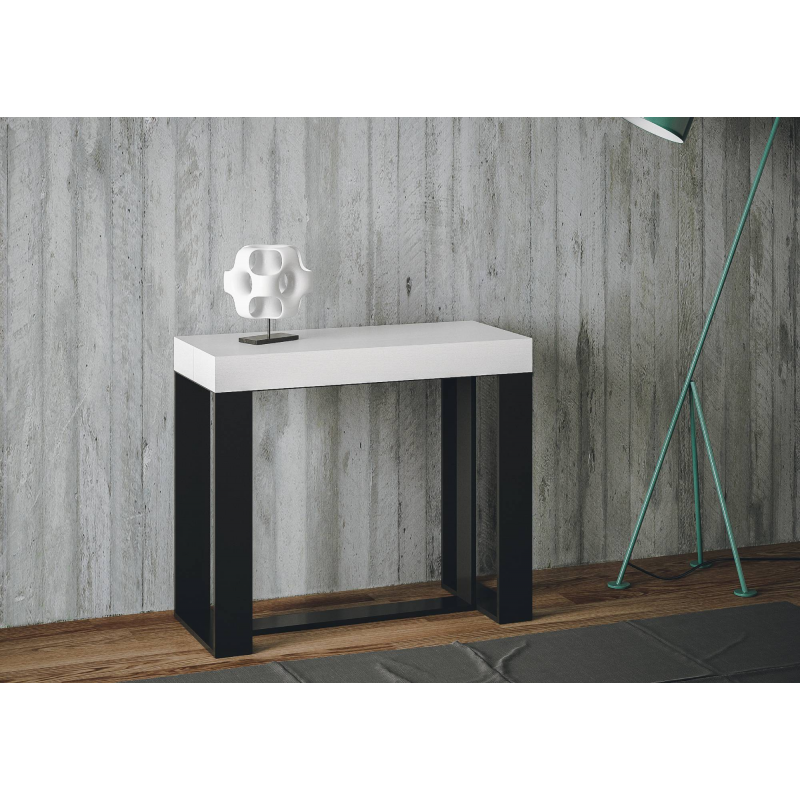 Consolle allungabile 90x40/196 cm Futura Small telaio Antracite