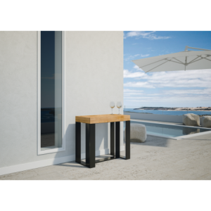 Zoom Consolle allungabile 90x40/290 cm Futura Premium telaio Antracite