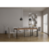 Consolle allungabile 90x40/290 cm Futura Premium telaio Antracite