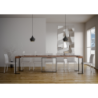 Consolle allungabile 90x40/290 cm Futura telaio Antracite