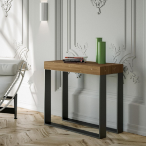 Zoom Consolle allungabile 90x40/290 cm Elettra Premium telaio Antracite