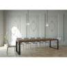 Consolle allungabile 90x40/290 cm Elettra Premium telaio Antracite