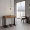 Consolle allungabile 90x40/196 cm Epoca Small Premium telaio Antracite