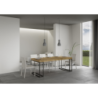 Consolle allungabile 90x40/196 cm Epoca Small Premium telaio Antracite
