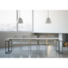 Consolle allungabile 90x40/300 cm Epoca telaio Antracite