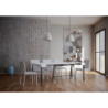 Consolle allungabile 90x40/196 cm Banco Small telaio Antracite