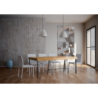 Consolle allungabile 90x40/196 cm Banco Small Premium telaio Antracite