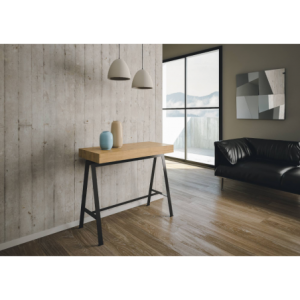 Zoom Consolle allungabile 90x40/300 cm Banco Premium telaio Antracite