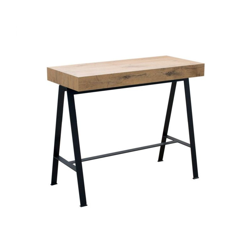 Consolle allungabile 90x40/300 cm Banco Premium telaio Antracite