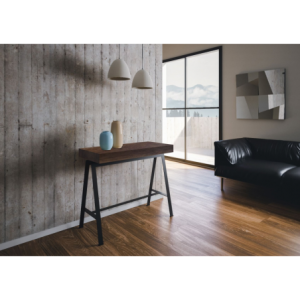 Zoom Consolle allungabile 90x40/290 cm Banco Premium telaio Antracite