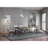 Consolle allungabile 90x40/196 cm Banco Small Evolution telaio Antracite