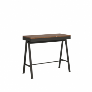 Consolle allungabile 90x40/190 cm Banco Small Evolution telaio Antracite