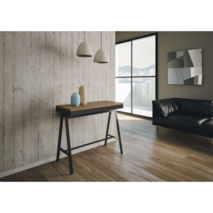 Zoom Consolle allungabile 90x40/190 cm Banco Small Evolution telaio Antracite