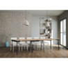 Consolle allungabile 90x40/300 cm Banco Evolution telaio Antracite