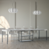 Consolle allungabile 90x40/300 cm Plano telaio Antracite