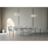 Consolle allungabile 90x40/300 cm Plano telaio Antracite