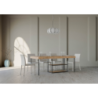 Consolle allungabile 90x40/300 cm Plano Premium telaio Antracite