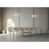Consolle allungabile 90x40/300 cm Plano Premium telaio Antracite