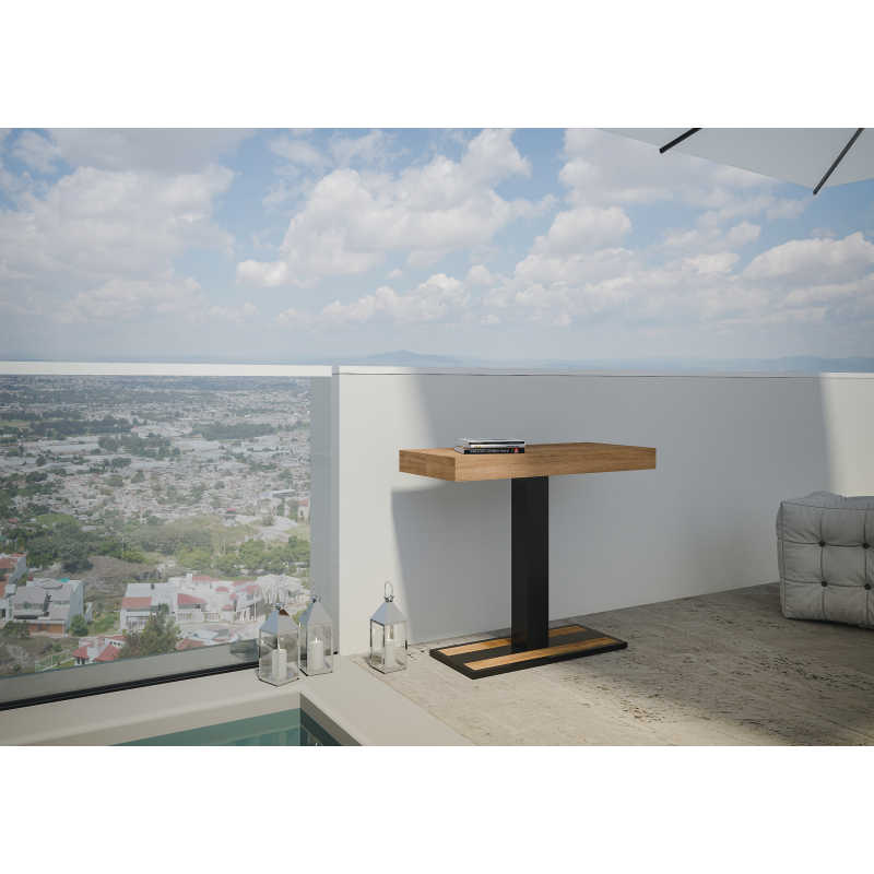 Consolle allungabile 90x40/290 cm Capital Premium telaio Antracite