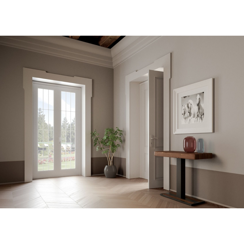 Consolle allungabile 90x40/290 cm Capital telaio Antracite