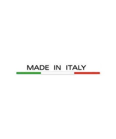 SET 4 POLTRONE COSTA IN POLIPROPILENE CON BRACCIOLI ROSSO, IMPILABILI - MADE IN ITALY
