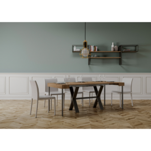Zoom Consolle allungabile 90x40/190 cm Xenia Small telaio Antracite