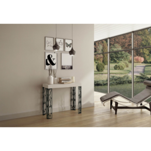 Zoom Consolle allungabile 90x40/300 cm Ghibli telaio Antracite
