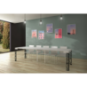 Consolle allungabile 90x40/300 cm Ghibli telaio Antracite