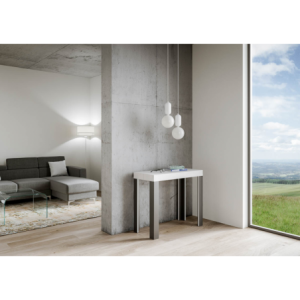 Zoom Consolle allungabile 90x40/300 cm Linea telaio Antracite