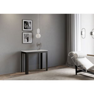 Zoom Consolle allungabile 90x40/196 cm Linea Small Evolution telaio Antracite