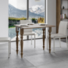 Consolle apribile 90x45/90 cm Romagna Libra telaio Grigio