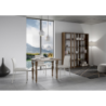 Consolle apribile 90x45/90 cm Romagna Libra telaio Grigio
