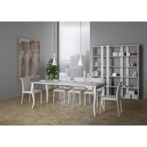 Zoom Consolle allungabile 90x40/196 cm Olanda Iron Small telaio Grigio