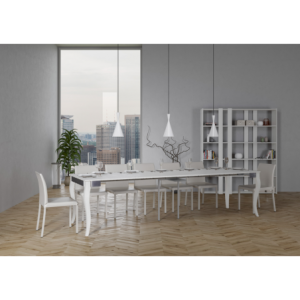 Zoom Consolle allungabile 90x40/300 cm Olanda Iron telaio Grigio