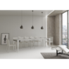 Consolle allungabile 90x40/300 cm Impero Iron telaio Grigio